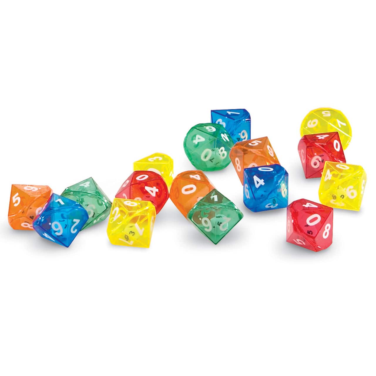 10-Sided Dice in Dice, Set of 72